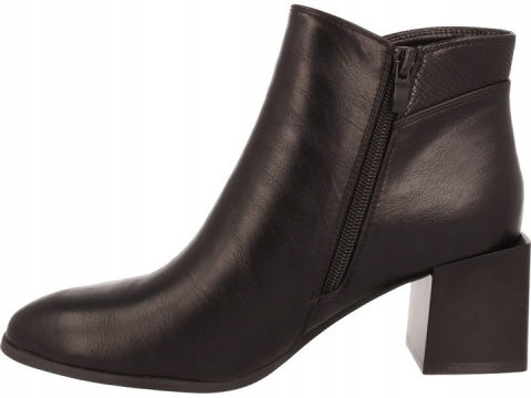 Botki damskie M. Daszyński SA217-11 czarny