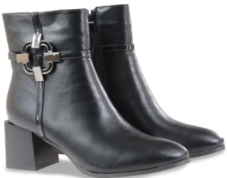 Botki damskie M. Daszyński SA217-13 czarny