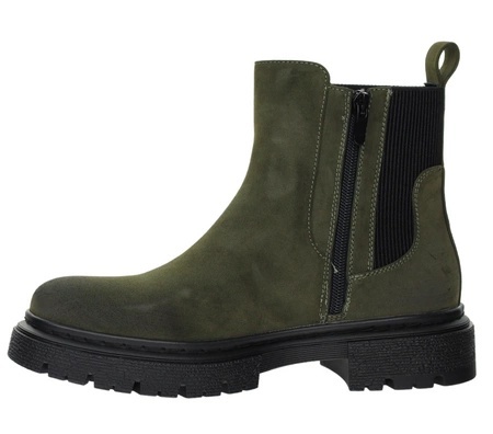 Botki damskie News 24BT35-7426 zielony