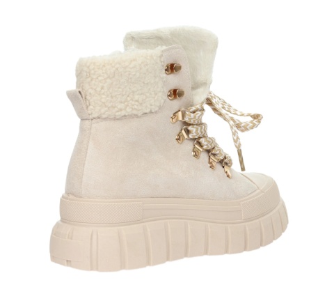 Botki damskie Evento 24BT26-7929 beż