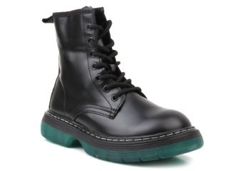 Glany damskie News 22BT35-5079 czarny/zielony