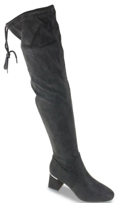 Kozaki damskie Cabin H2425A czarny