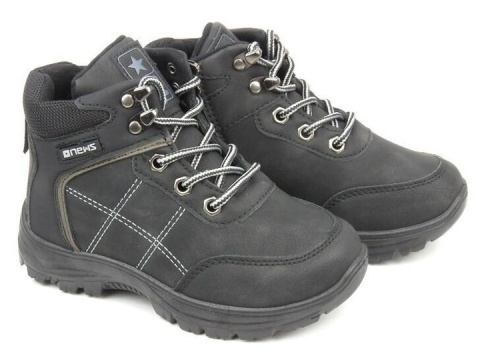 Obuwie dziecięce zimowe News 23DZ26-5241 czarny