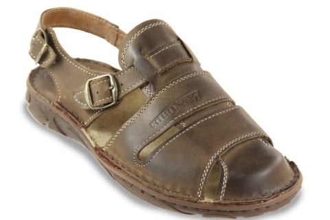 Sandały męskie Leonardo 2393026 c. brąz Sandały męskie Leonardo 2393026 c. brąz