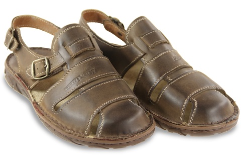 Sandały męskie Leonardo 2393026 c. brąz Sandały męskie Leonardo 2393026 c. brąz