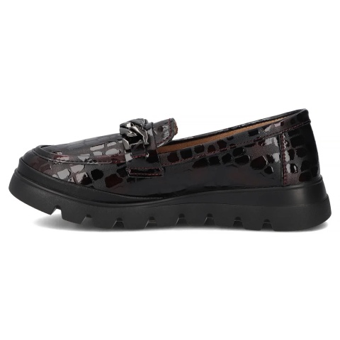 Skórzane półbuty damskie Filippo DP6467/25 BG bordo