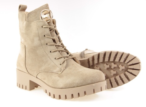 Trzewiki damskie M. Daszyński MR1813-38 beż