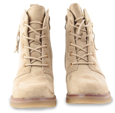 Botki damskie M. Daszyński MR2459-5 beż