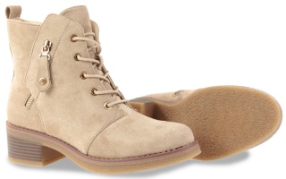 Botki damskie M. Daszyński MR2459-5 beż