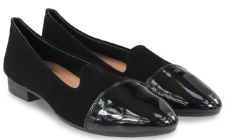 Baleriny damskie 3610-3 czarny