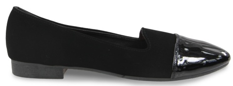 Baleriny damskie 3610-3 czarny