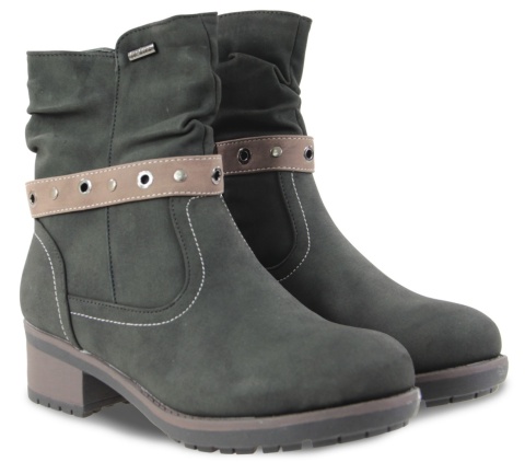 Botki damskie Cabin 12050-1 czarny