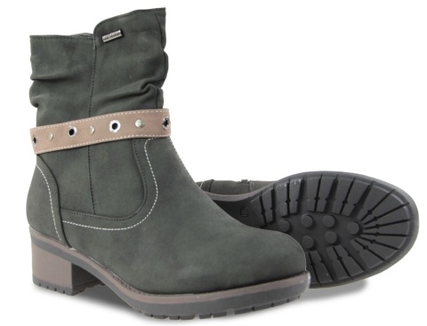 Botki damskie Cabin 12050-1 czarny