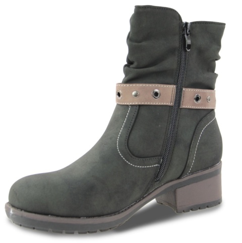 Botki damskie Cabin 12050-1 czarny