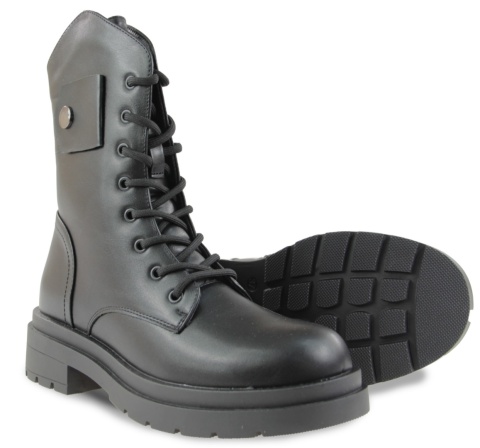 Botki damskie Cabin H2167C czarne mat