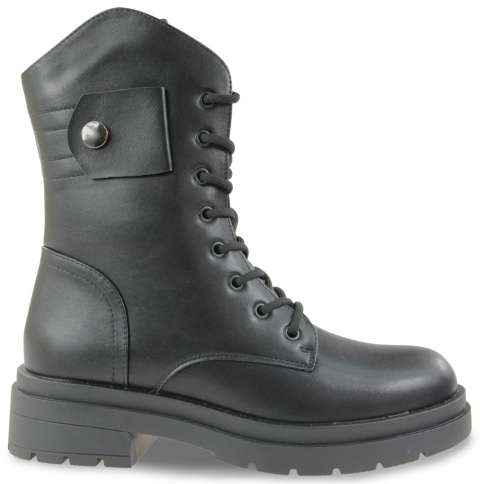 Botki damskie Cabin H2167C czarne mat