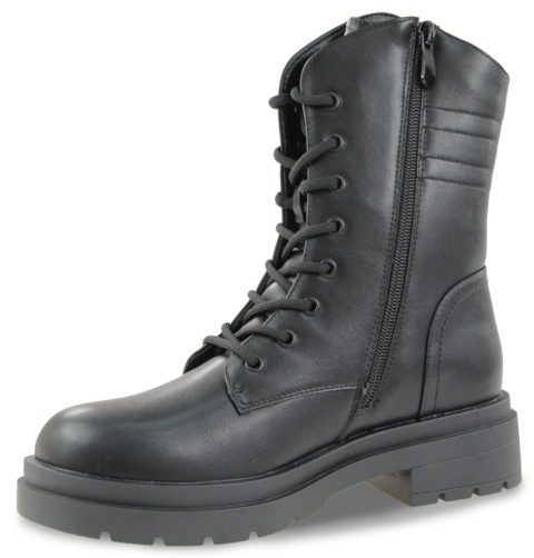 Botki damskie Cabin H2167C czarne mat