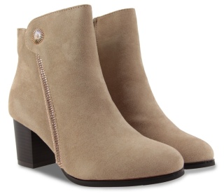 Botki damskie Cabin H2270B khaki/ beż