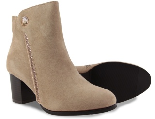 Botki damskie Cabin H2270B khaki/ beż