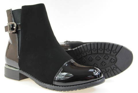 Botki damskie Cabin H2410 czarny