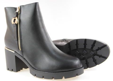 Botki damskie Cabin H2417A czarny