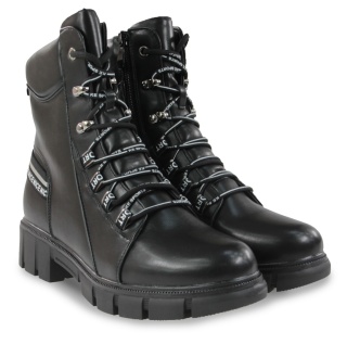 Botki damskie Cabin H2421A czarny