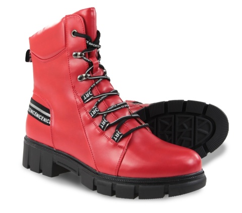 Botki damskie Cabin H2421A czerwony