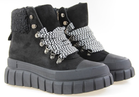 Botki damskie Evento 24BT26-7929 czarny