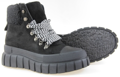 Botki damskie Evento 24BT26-7929 czarny