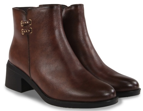 Botki damskie Evento 25BT02-9388 brąz