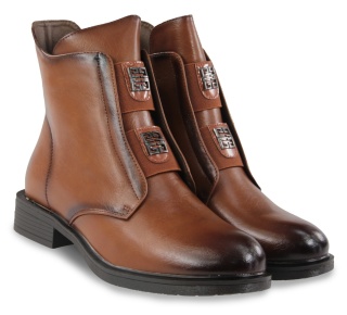 Botki damskie Evento 25BT02-9400 brąz