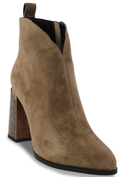 Skórzane botki damskie Evento 25BT24-9210 brąz