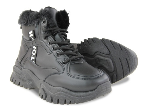 Botki damskie Evento 25BT26-9121 czarny