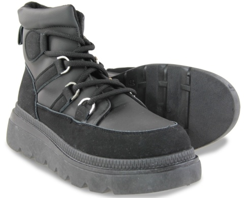 Botki damskie Evento 25BT26-9247 czarny