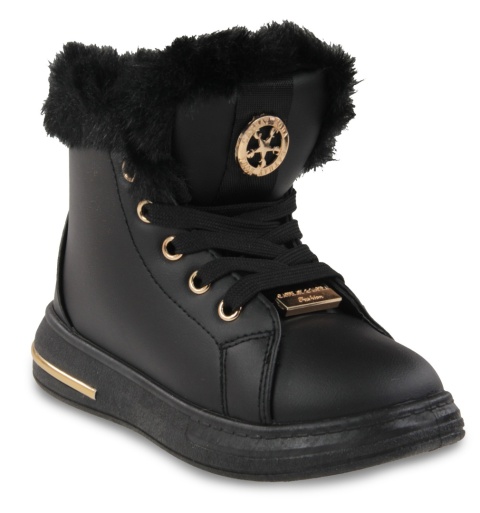 Botki dziecięce 3800-1 czarny