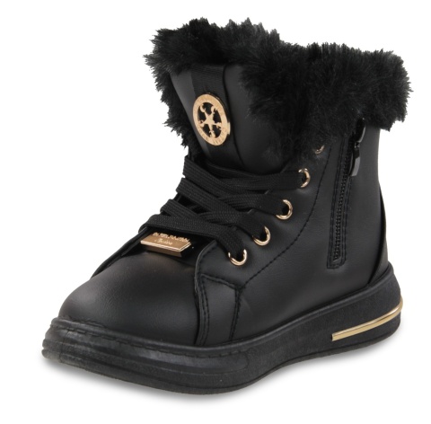 Botki dziecięce 3800-1 czarny