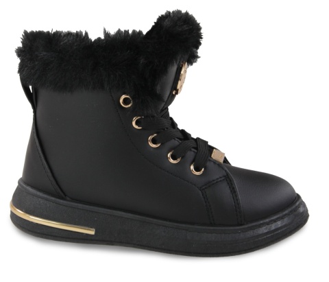 Botki dziecięce 3800-1 czarny