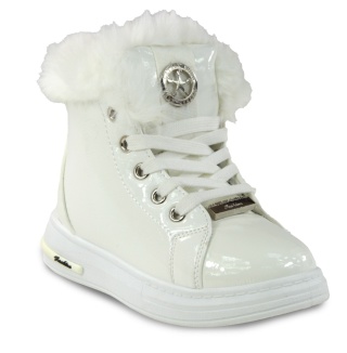 Botki dziecięce Camo 3525-5 białe