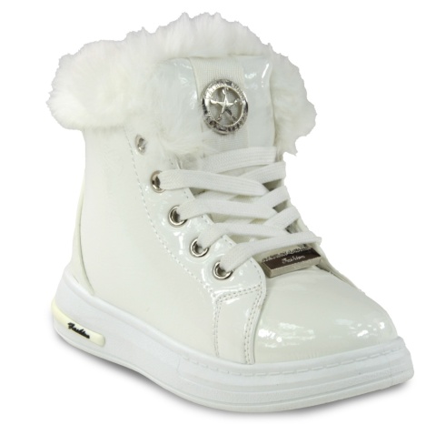 Botki dziecięce Camo 3525-5 białe