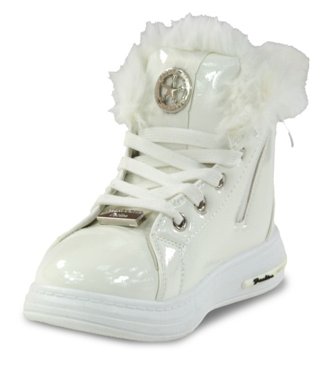 Botki dziecięce Camo 3525-5 białe