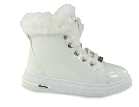 Botki dziecięce Camo 3525-5 białe
