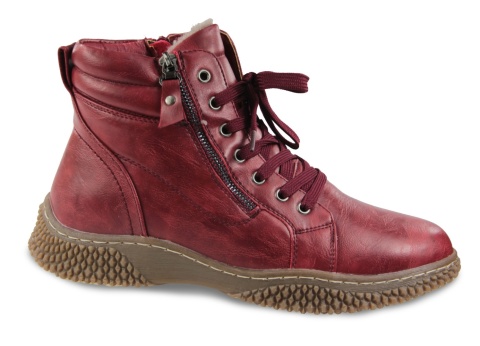 Damskie obuwie zimowe Evento 24BT02-7978 burgund