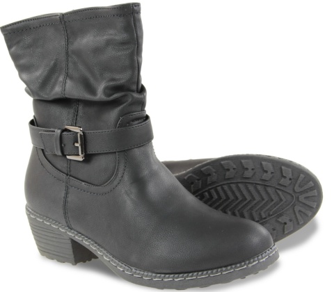 Kozaczki damskie Cabin 01805-1 czarny