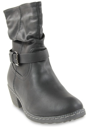 Kozaczki damskie Cabin 01805-1 czarny