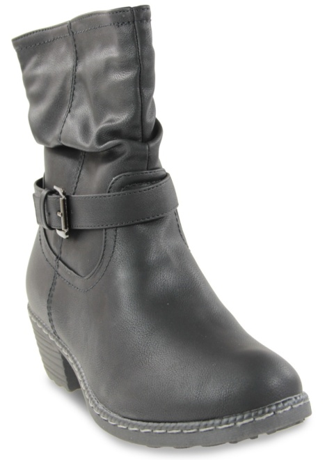 Kozaczki damskie Cabin 01805-1 czarny