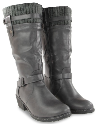 Kozaczki damskie Cabin 01817-3 szary