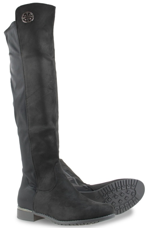 Kozaki damskie Cabin HX5037-83A czarny