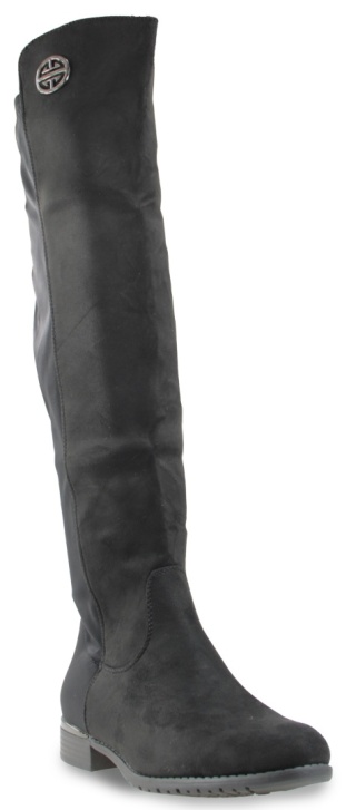 Kozaki damskie Cabin HX5037-83A czarny