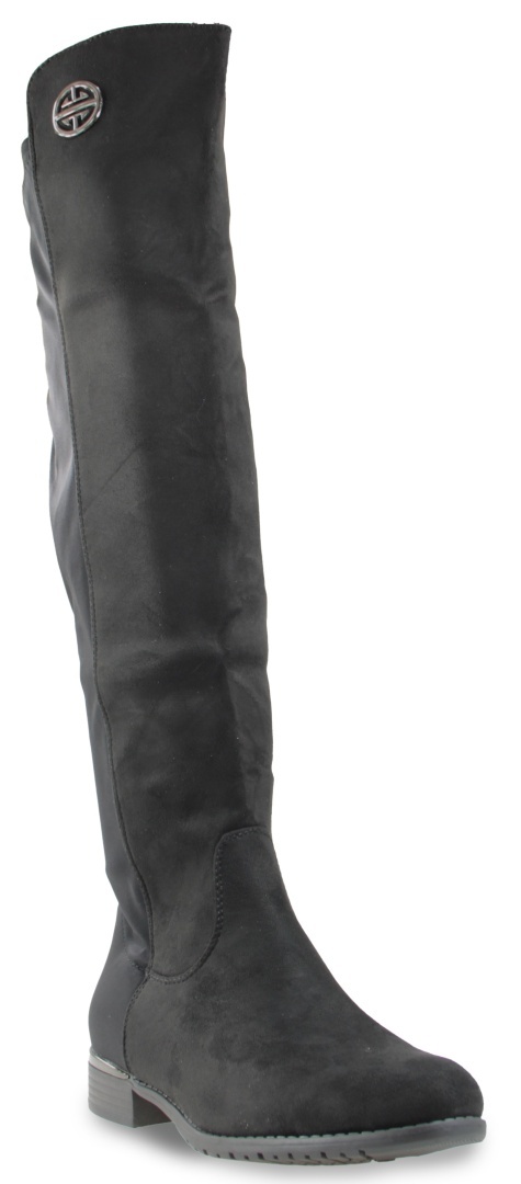 Kozaki damskie Cabin HX5037-83A czarny