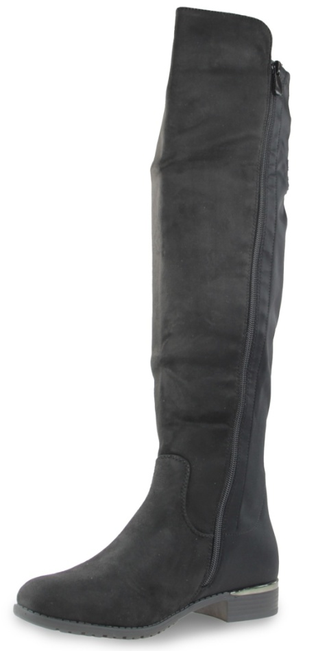 Kozaki damskie Cabin HX5037-83A czarny